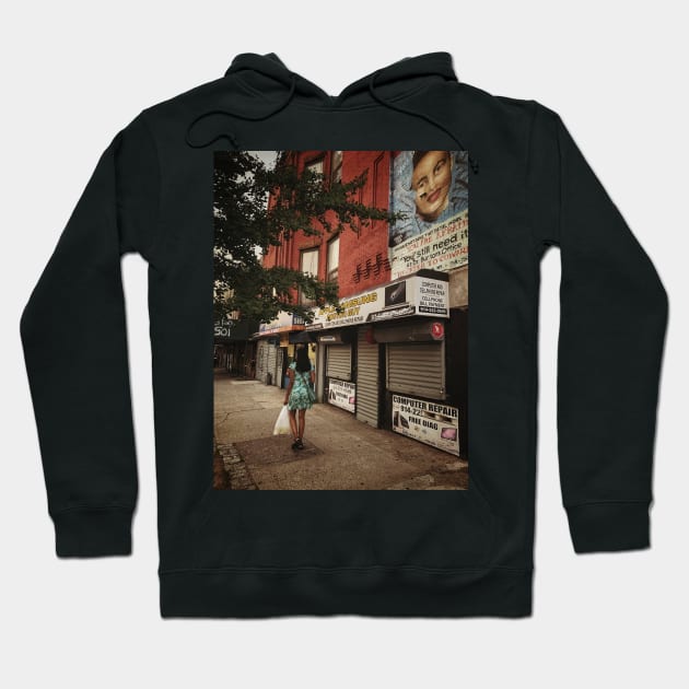 Nostrand Ave, Brooklyn Hoodie by eleonoraingrid